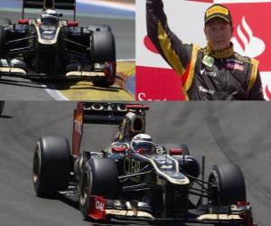yapboz Kimi Räikkönen - Lotus - Avrupa Grand Prix (2012) (sırada 2.)